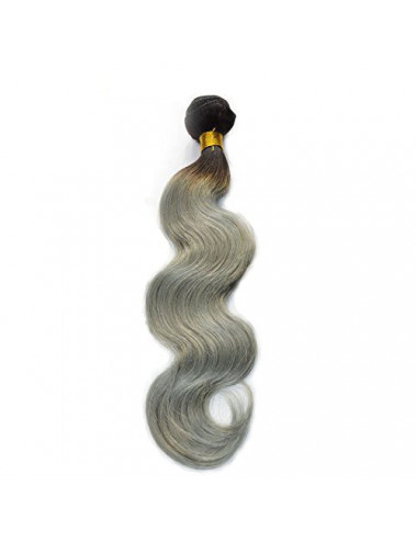 Mèche péruvienne tissage lisse 1b/613 ombré 12"