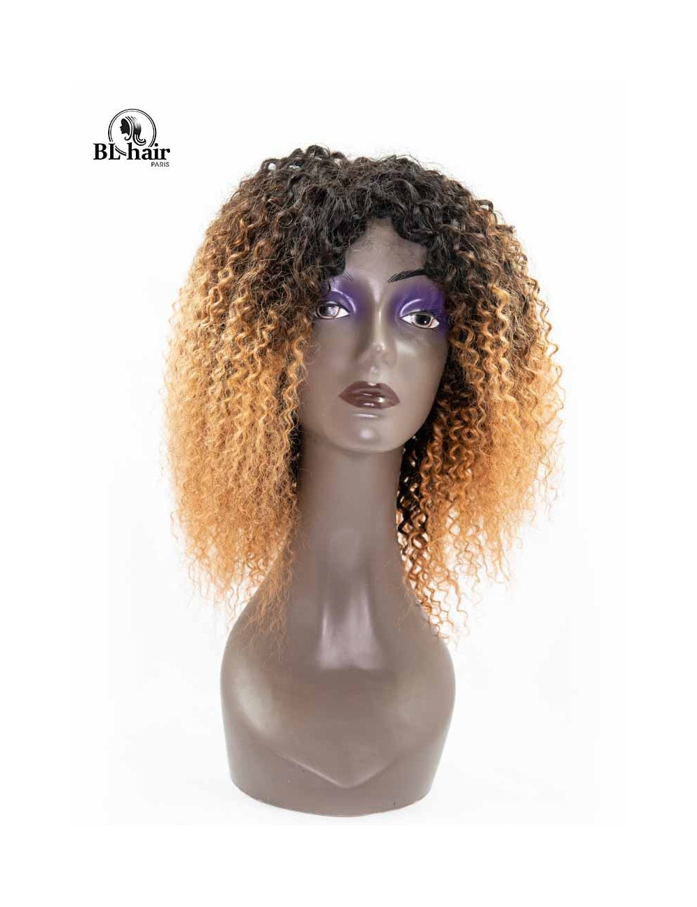 Perruque Bouclée Tie & Dye 12 pouces Perruque Bouclée Tie & Dye 12 pouces