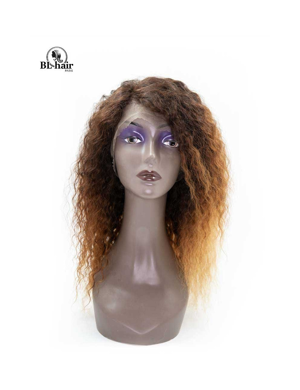 Perruque Bouclée Tie & Dye Lace Frontal 16 pouces Perruque Bouclée Tie & Dye Lace Frontal 16 pouces